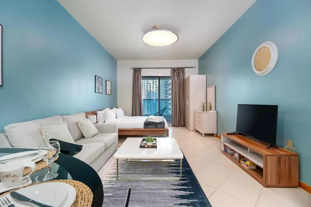 Apartment Large Studio Attached To Metro - Dubai Marina Diamond3